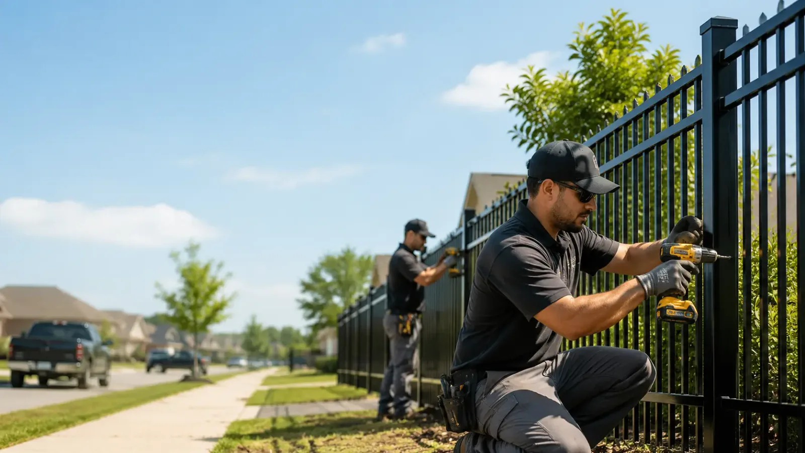 Metal Fence Installation in Brookline, MO